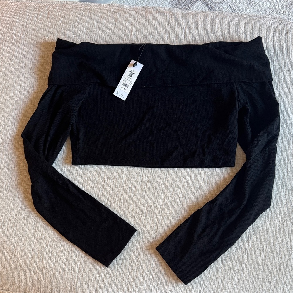 Garage Kayla Foldover Off Shoulder Top
